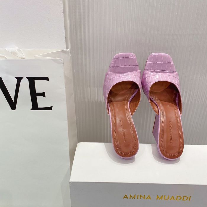 Amina Muaddi shoes AM00011 Heel Height 9.5CM